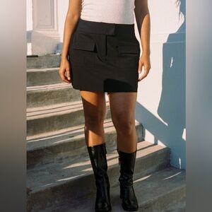 Djerf Avenue Day-to-day Skirt in Black